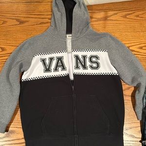Boys zip up vans hoodie